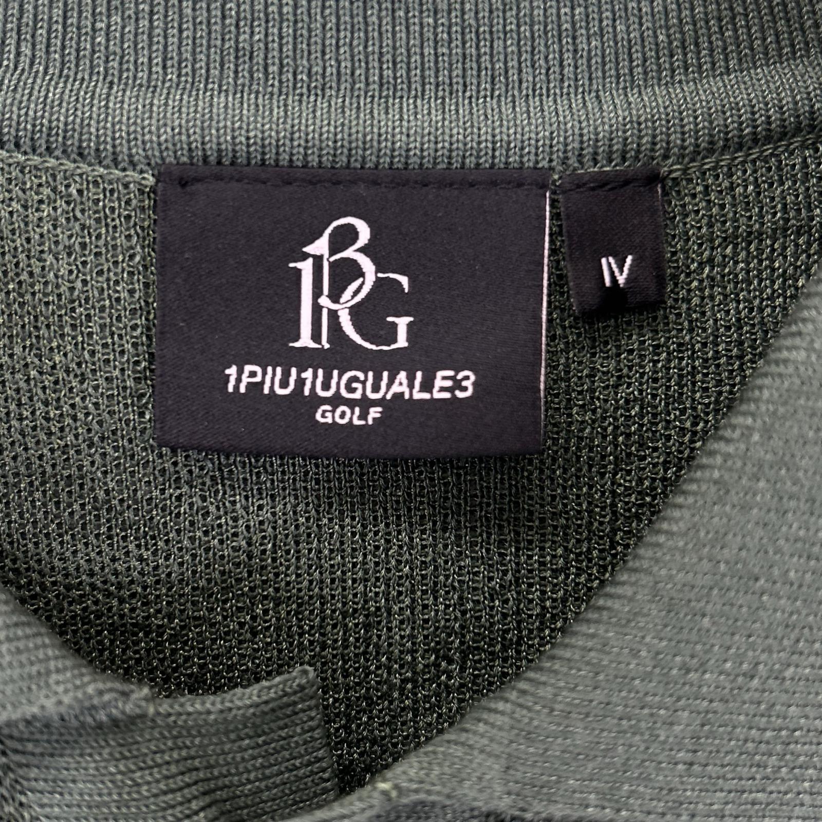 1piu1uguale3 ウノピゥウノウグァーレトレ 【GOLF】GRK049-POE427 グリーン 113 GOLF FLAGSHIP LIMITED KNIT POLO ニット半袖ポロシャツ トップス