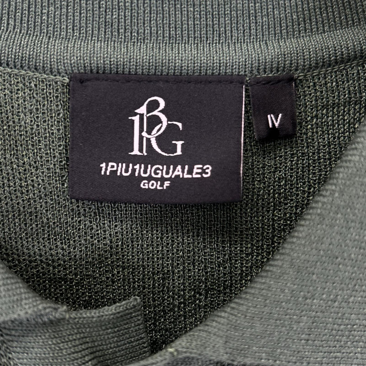 1piu1uguale3 Uno Più Uno Uguale Tre 【GOLF】GRK049-POE427 Green 113 GOLF FLAGSHIP LIMITED KNIT POLO Knitted Short-Sleeve Polo Shirt Tops