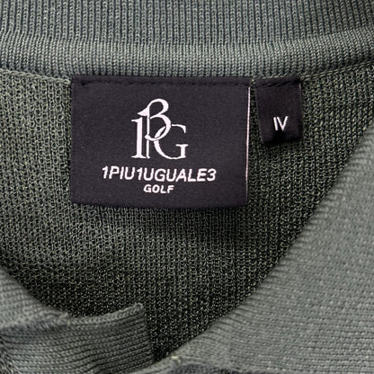 1piu1uguale3 Uno Più Uno Uguale Tre 【GOLF】GRK049-POE427 Green 113 GOLF FLAGSHIP LIMITED KNIT POLO Knitted Short-Sleeve Polo Shirt Tops