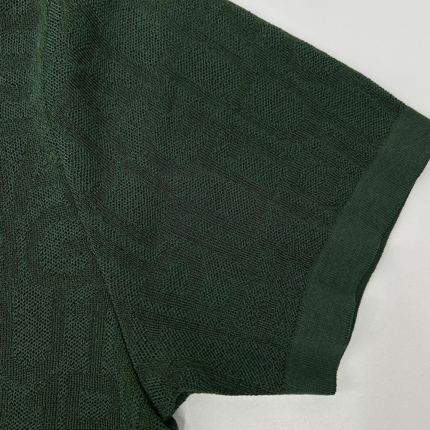 1piu1uguale3 Uno Più Uno Uguale Tre 【GOLF】GRK049-POE427 Green 113 GOLF FLAGSHIP LIMITED KNIT POLO Knitted Short-Sleeve Polo Shirt Tops
