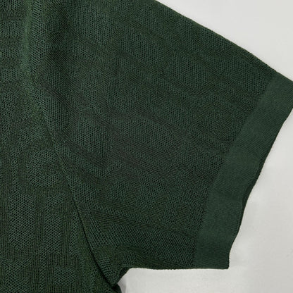 1piu1uguale3 Uno Più Uno Uguale Tre 【GOLF】GRK049-POE427 Green 113 GOLF FLAGSHIP LIMITED KNIT POLO Knitted Short-Sleeve Polo Shirt Tops