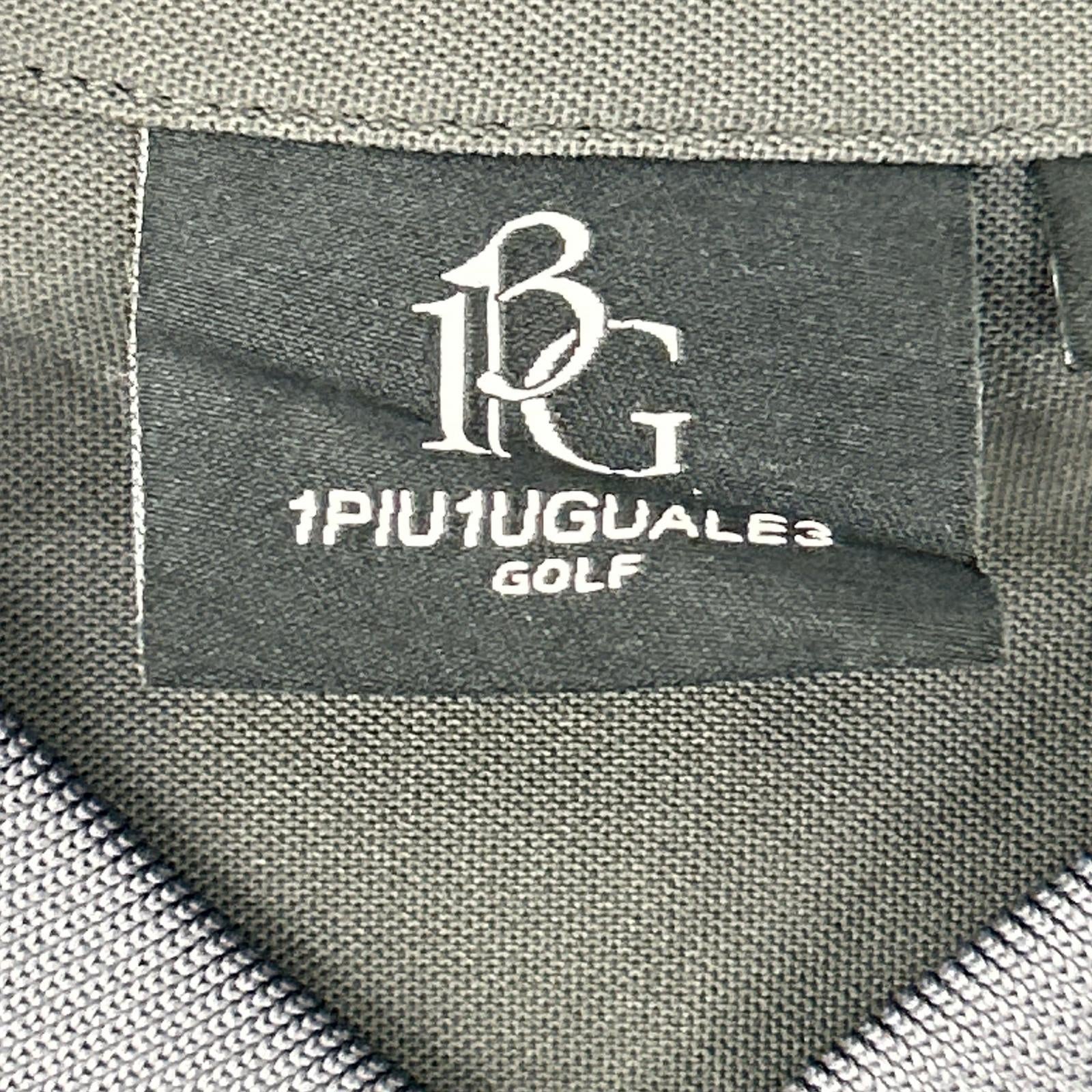 1piu1uguale3 ウノピゥウノウグァーレトレ 【GOLF】GCT005-GPE032 ブラック S/S MESH POLO メッシュ半袖ポロシャツ トップス