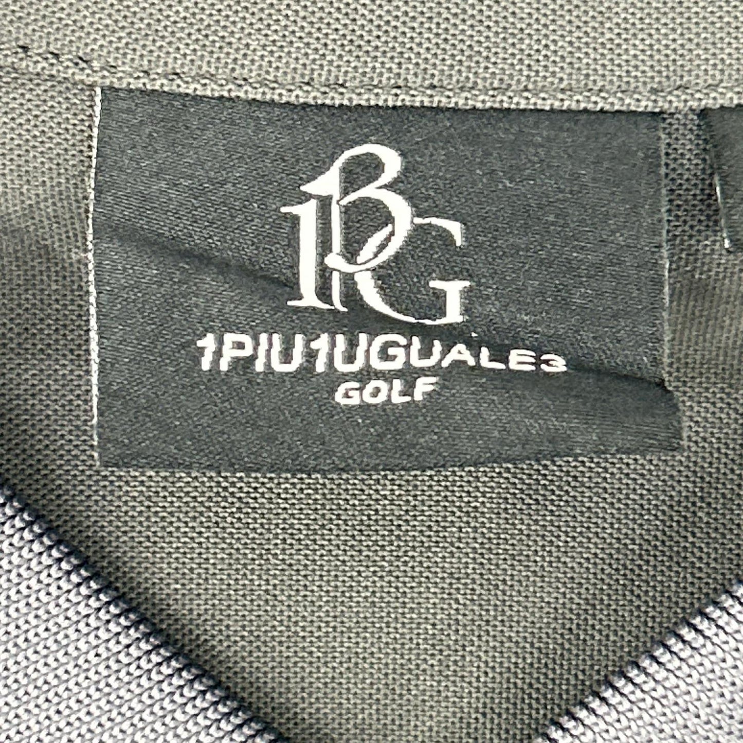 1piu1uguale3 ウノピゥウノウグァーレトレ 【GOLF】GCT005-GPE032 ブラック S/S MESH POLO メッシュ半袖ポロシャツ トップス