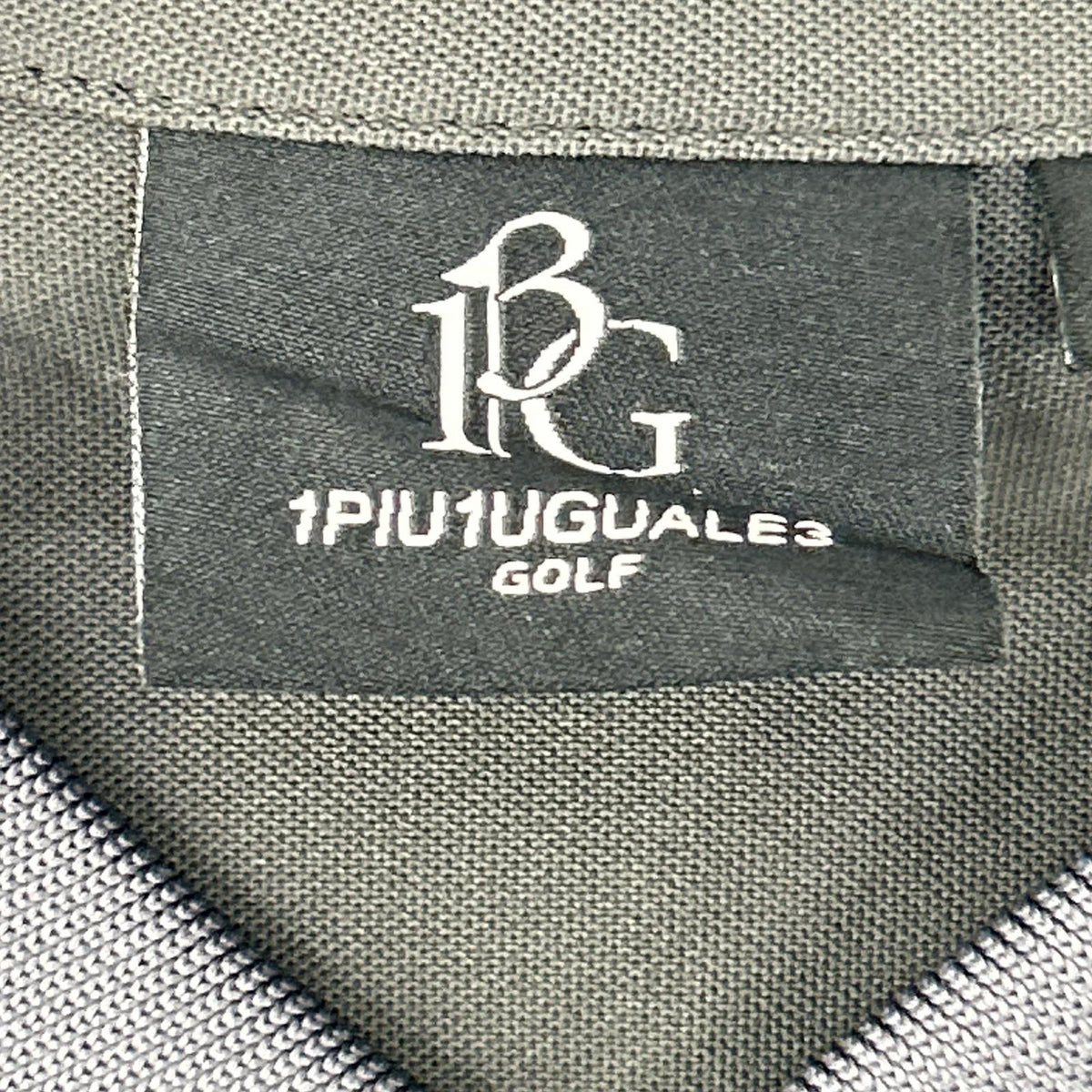 1piu1uguale3 ウノピゥウノウグァーレトレ 【GOLF】GCT005-GPE032 ブラック S/S MESH POLO メッシュ半袖ポロシャツ トップス