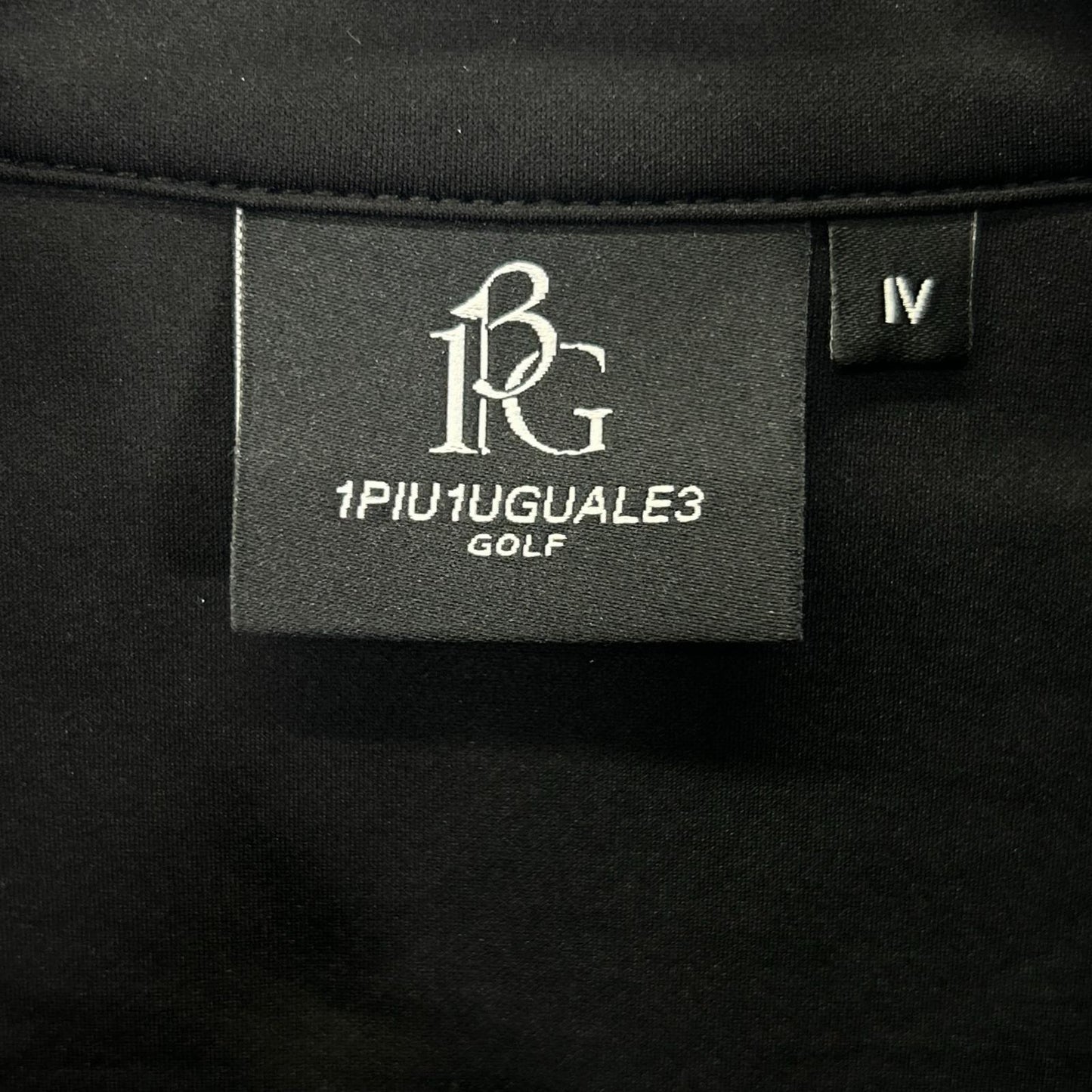 1piu1uguale3 ウノピゥウノウグァーレトレ 【GOLF】GCT006-GPE033 ブラック 113 GOLF CLASSIC / SLEEVE MESH POLO 半袖ポロシャツ トップス
