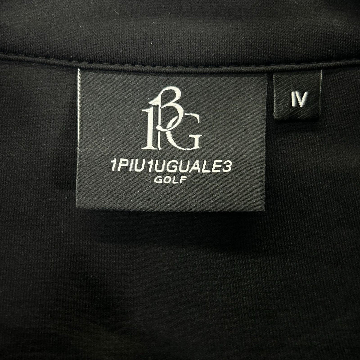 1piu1uguale3 ウノピゥウノウグァーレトレ 【GOLF】GCT006-GPE033 ブラック 113 GOLF CLASSIC / SLEEVE MESH POLO 半袖ポロシャツ トップス
