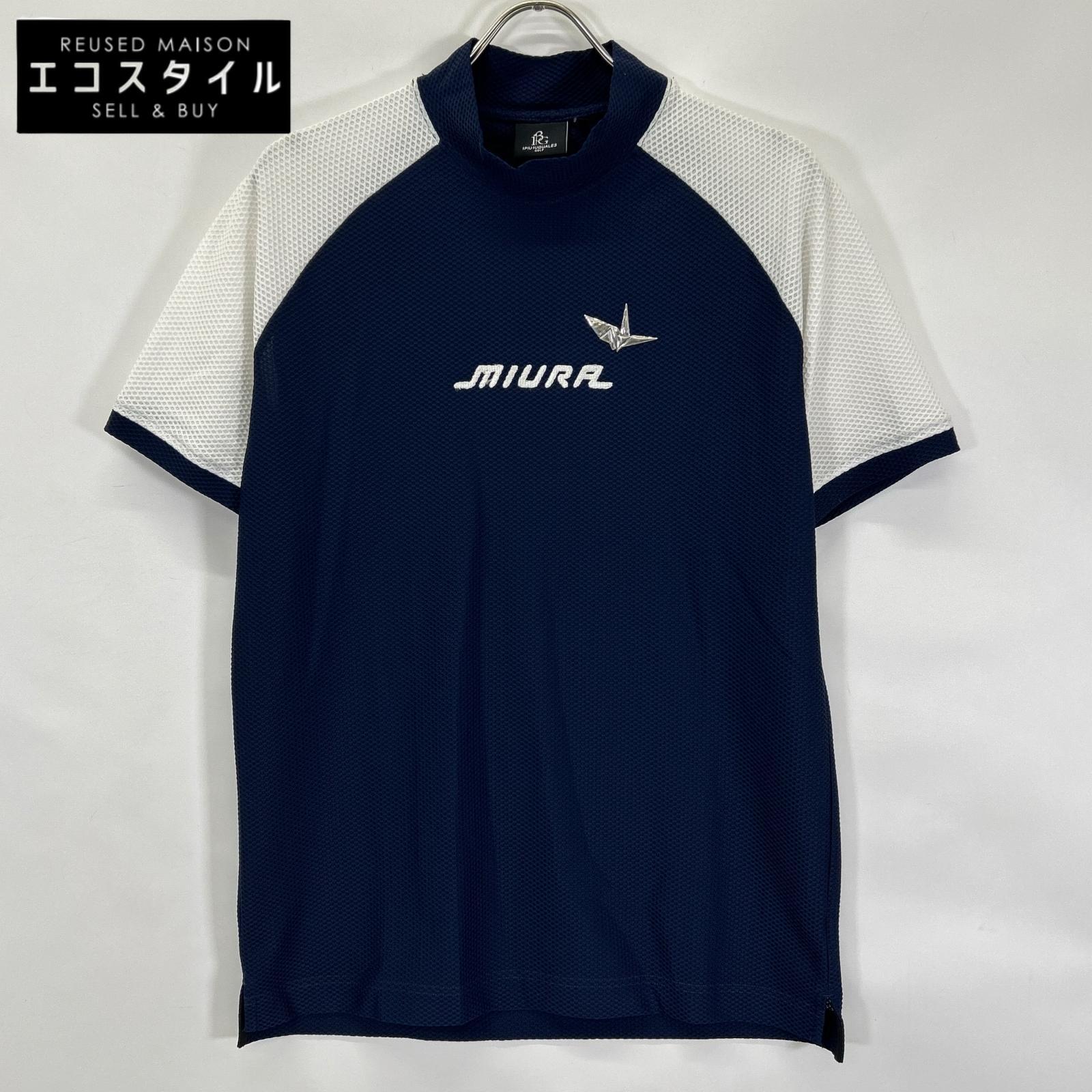 1piu1uguale3 ウノピゥウノウグァーレトレ 【GOLF】【×三浦技研】GMT003-POE536 S/S MOCK メッシュモックネックTシャツ トップス