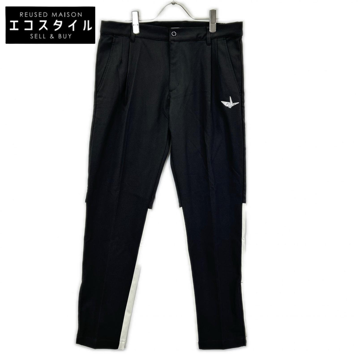 1piu1uguale3 Uno Più Uno Uguale Tre 【GOLF】【×Del Piero】GDP016-POE537 Charcoal Tucked Easy Pants Bottoms