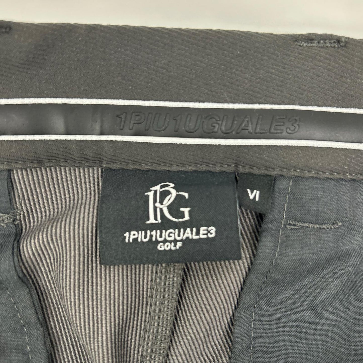 1piu1uguale3 Uno Più Uno Uguale Tre 【GOLF】【×Del Piero】GDP016-POE537 Charcoal Tucked Easy Pants Bottoms