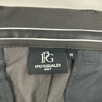 1piu1uguale3 Uno Più Uno Uguale Tre 【GOLF】【×Del Piero】GDP016-POE537 Charcoal Tucked Easy Pants Bottoms