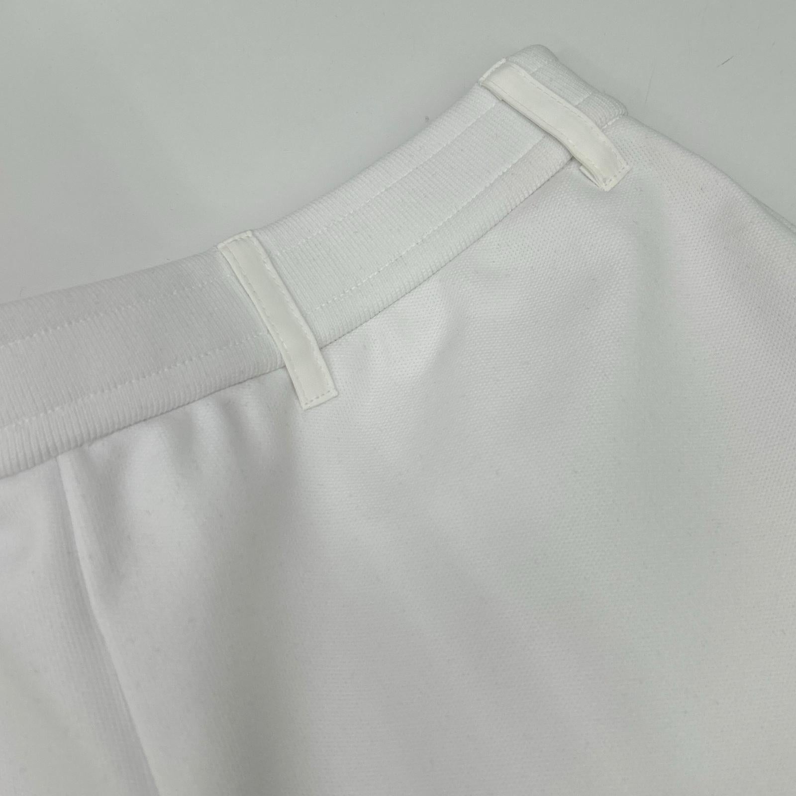 1piu1uguale3 ウノピゥウノウグァーレトレ 【GOLF】【×戸賀敬城】GRK046-POE425 ホワイト KNIT RIB PANTS イージーパンツ ボトムス