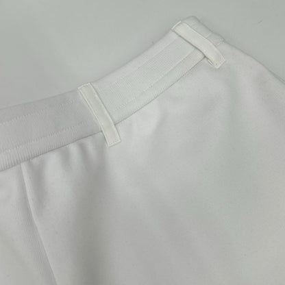 1piu1uguale3 ウノピゥウノウグァーレトレ 【GOLF】【×戸賀敬城】GRK046-POE425 ホワイト KNIT RIB PANTS イージーパンツ ボトムス