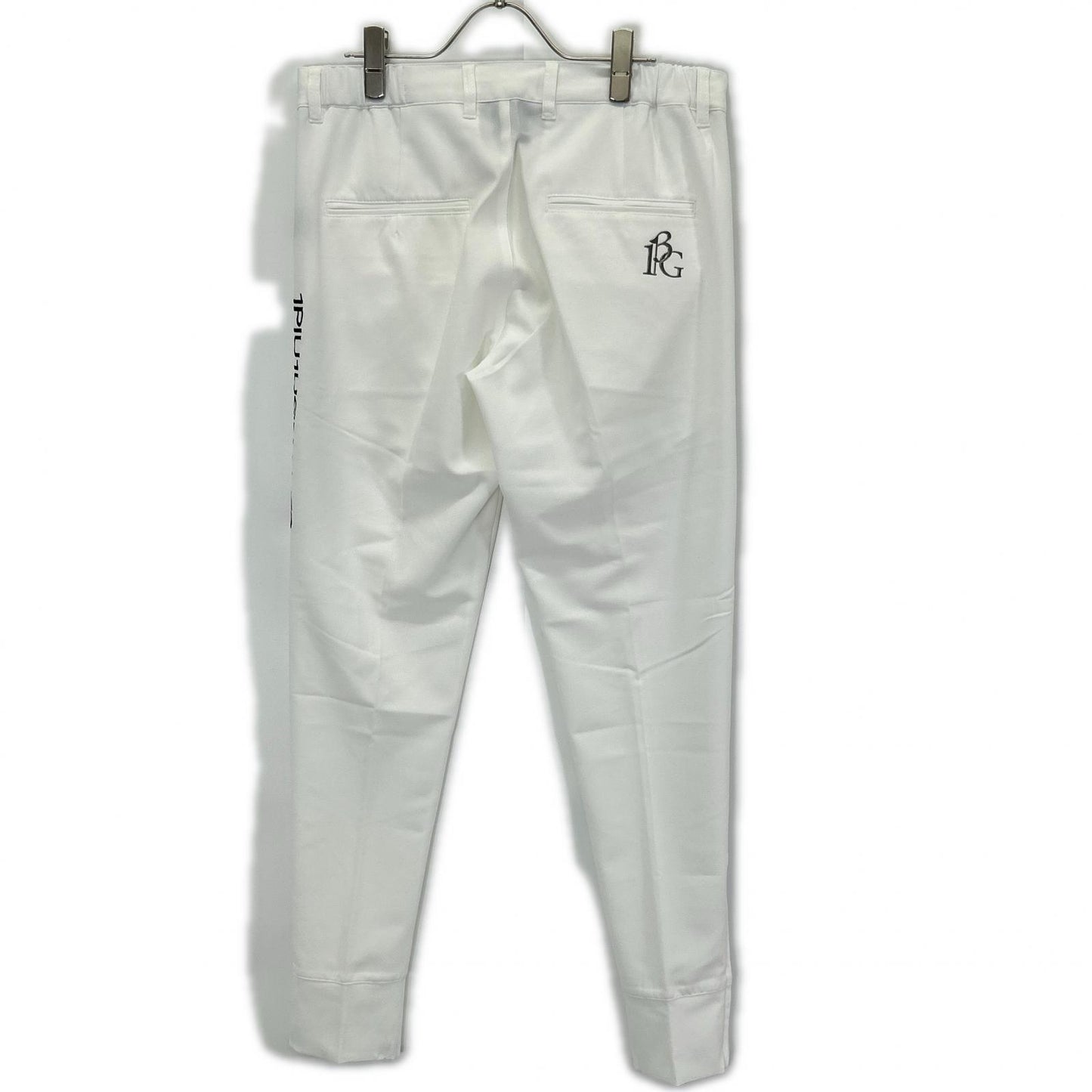 1piu1uguale3 ウノピゥウノウグァーレトレ 【GOLF】【×戸賀敬城】GRP064-POE340 ホワイト PINTUCK PANTS センタープレススラックスパンツ ボトムス
