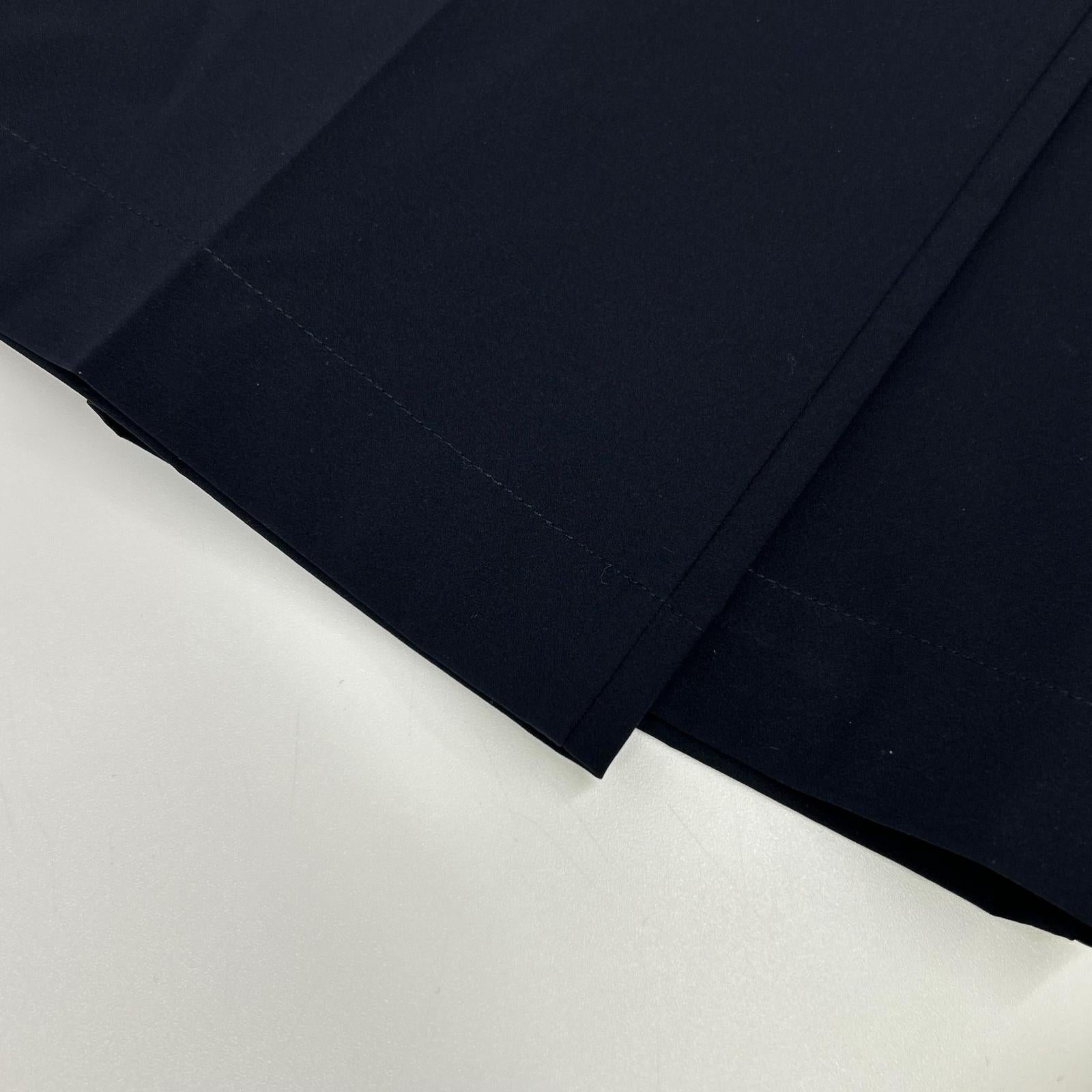 1piu1uguale3 ウノピゥウノウグァーレトレ 【GOLF】GSP071-POE478 ブラック BASIC LONG PANTS ナイロンスラックスパンツ ボトムス
