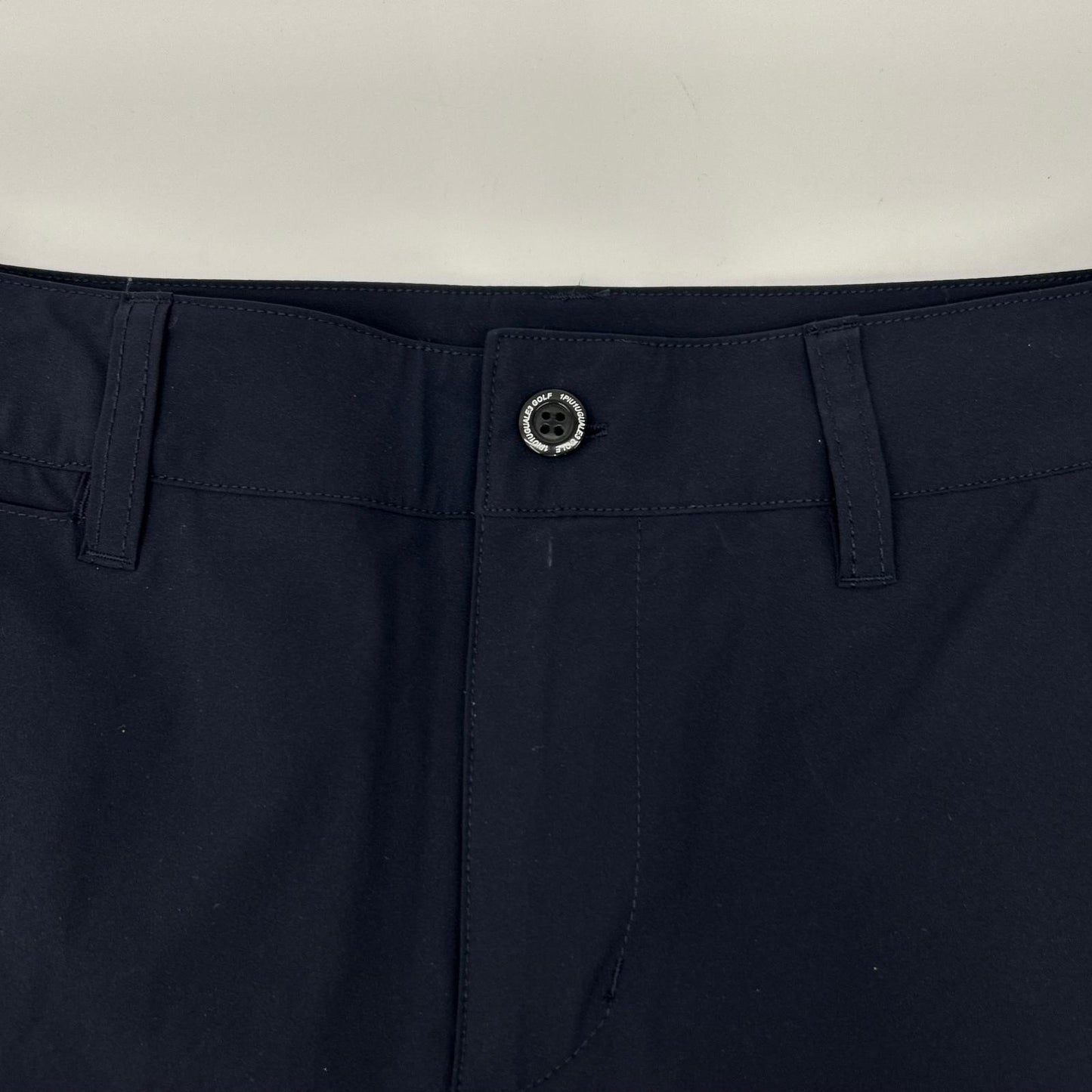 1piu1uguale3 ウノピゥウノウグァーレトレ 【GOLF】GSP071-POE478 ブラック BASIC LONG PANTS ナイロンスラックスパンツ ボトムス
