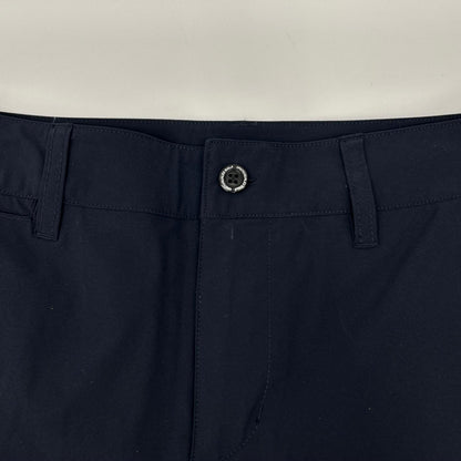 1piu1uguale3 ウノピゥウノウグァーレトレ 【GOLF】GSP071-POE478 ブラック BASIC LONG PANTS ナイロンスラックスパンツ ボトムス