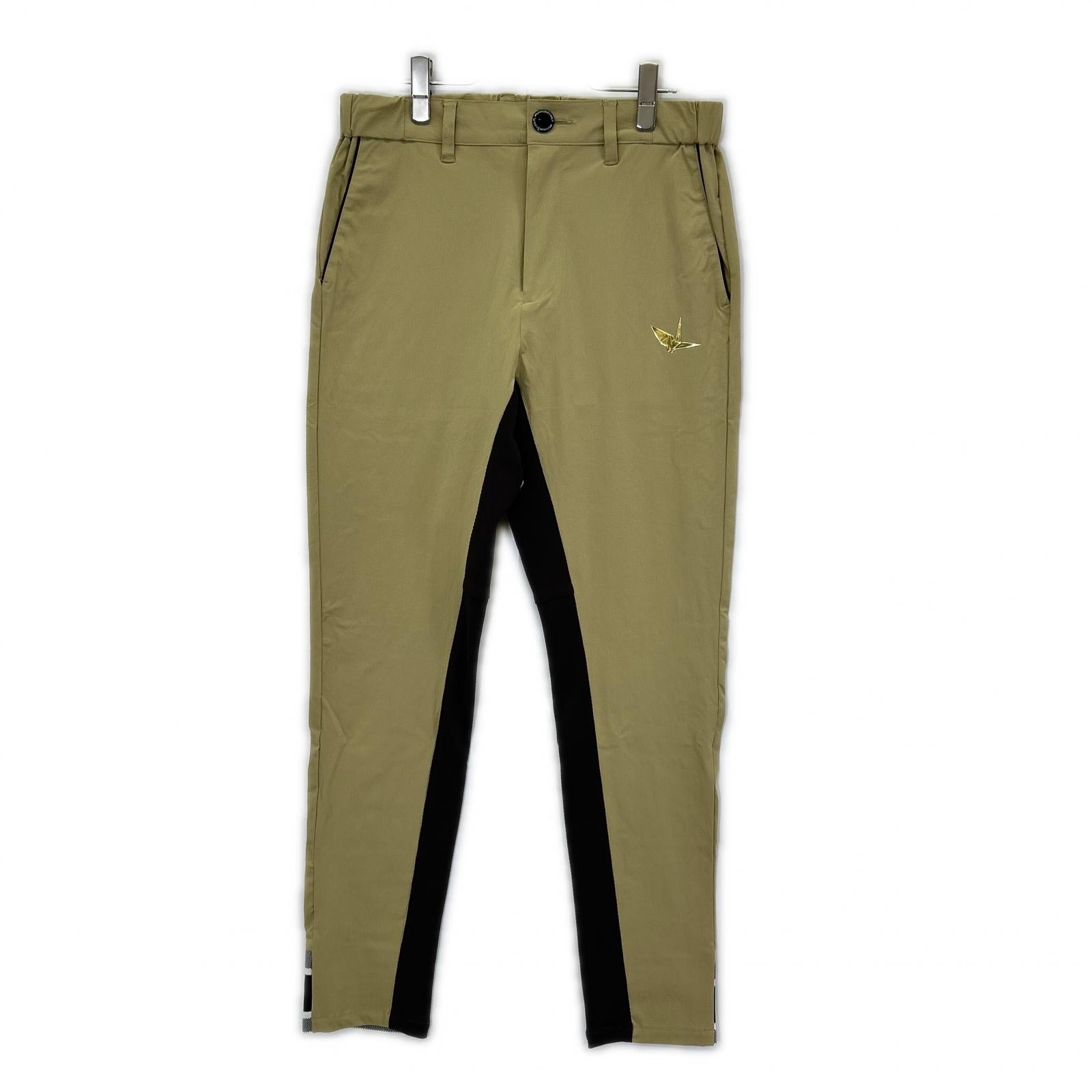 1piu1uguale3 ウノピゥウノウグァーレトレ 【GOLF】GRP170-NYU108 ベージュ RIB PANTS ストレッチパンツ ボトムス