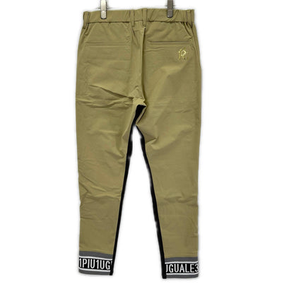 1piu1uguale3 ウノピゥウノウグァーレトレ 【GOLF】GRP170-NYU108 ベージュ RIB PANTS ストレッチパンツ ボトムス