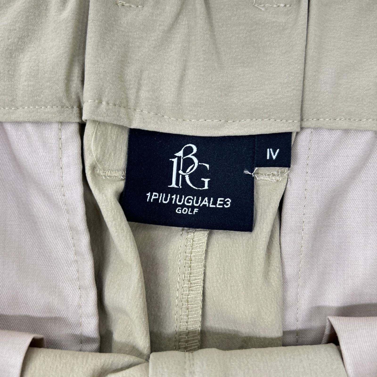 1piu1uguale3 ウノピゥウノウグァーレトレ 【GOLF】GRP170-NYU108 ベージュ RIB PANTS ストレッチパンツ ボトムス