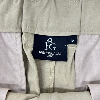 1piu1uguale3 ウノピゥウノウグァーレトレ 【GOLF】GRP170-NYU108 ベージュ RIB PANTS ストレッチパンツ ボトムス
