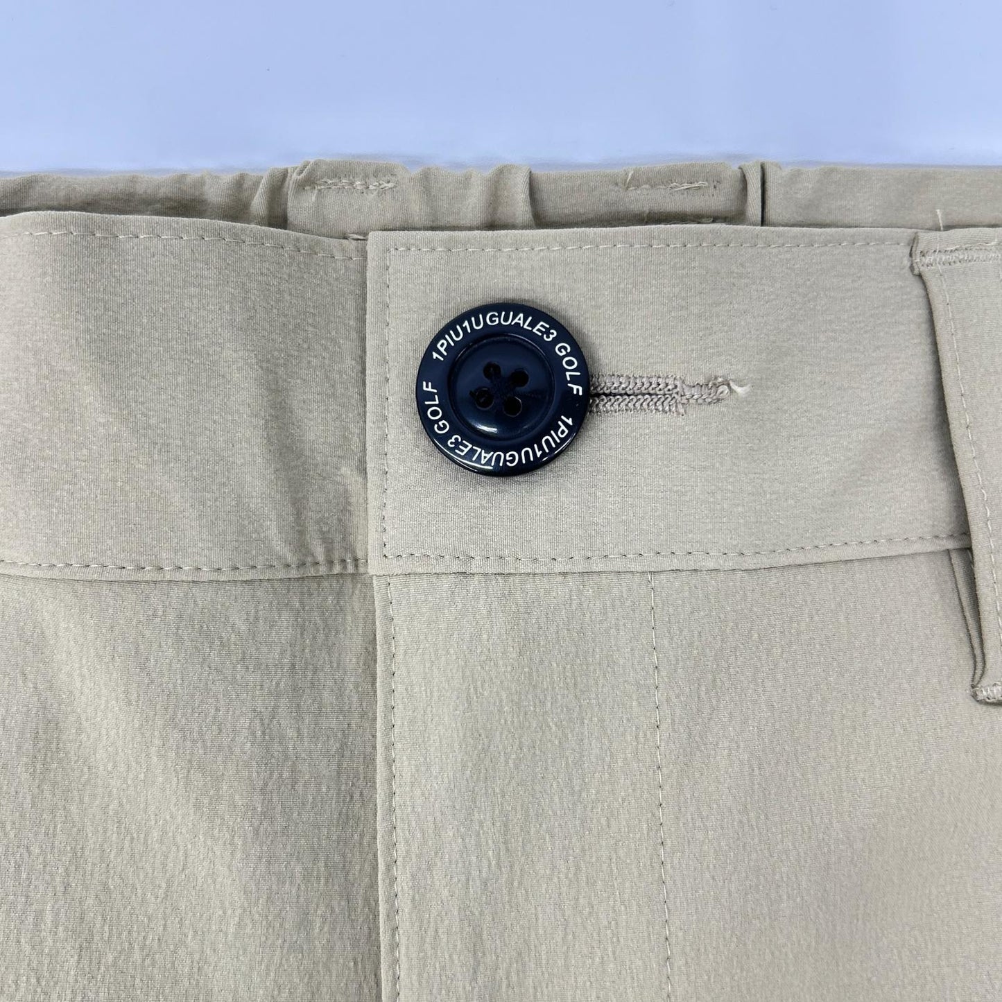 1piu1uguale3 ウノピゥウノウグァーレトレ 【GOLF】GRP170-NYU108 ベージュ RIB PANTS ストレッチパンツ ボトムス