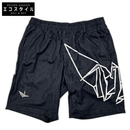 1piu1uguale3 ウノピゥウノウグァーレトレ 【GOLF】GRP178-GPE005 ブラック 113 GOLF JACQUARD SHORTS ショートパンツ ボトムス