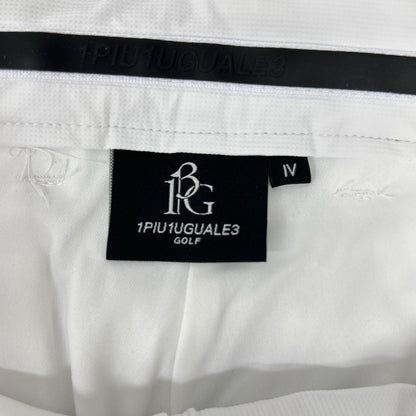 1piu1uguale3 ウノピゥウノウグァーレトレ 【GOLF】GRP186-GPU003 ホワイト 113 GOLF SHORT PANTS ショートパンツ ボトムス