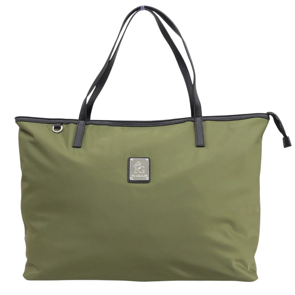 1piu1uguale3 ウノピゥウノウグァーレトレ 美品 【GOLF】 TOTE BAG LARGE ナイロン トートバッグ メンズ カーキ GRC359-NYU085 トートバッグ