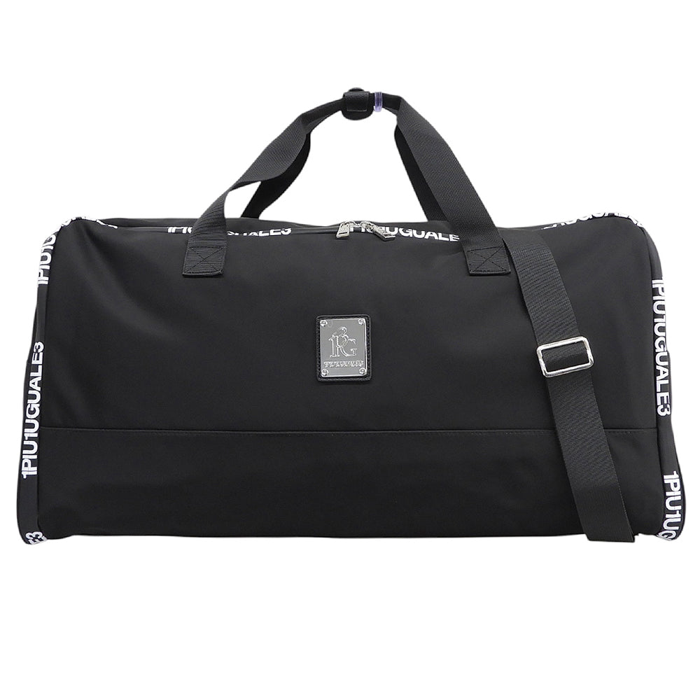 1piu1uguale3 ウノピゥウノウグァーレトレ 美品 【GOLF】 BOSTON BAG ナイロン ボストンバッグ メンズ 黒 ブラック GRG356-NYU085 ボストンバッグ