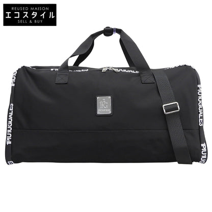 1piu1uguale3 ウノピゥウノウグァーレトレ 美品 【GOLF】 BOSTON BAG ナイロン ボストンバッグ メンズ 黒 ブラック GRG356-NYU085 ボストンバッグ