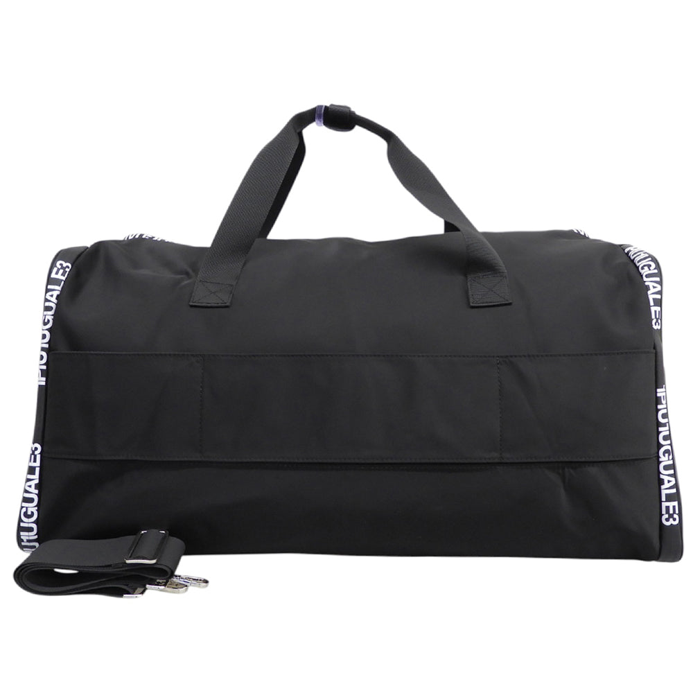 1piu1uguale3 ウノピゥウノウグァーレトレ 美品 【GOLF】 BOSTON BAG ナイロン ボストンバッグ メンズ 黒 ブラック GRG356-NYU085 ボストンバッグ