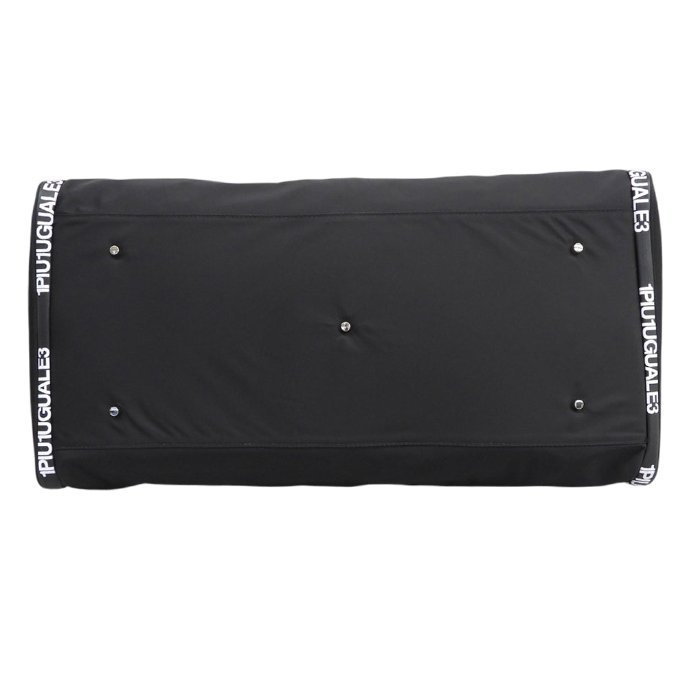 1piu1uguale3 ウノピゥウノウグァーレトレ 美品 【GOLF】 BOSTON BAG ナイロン ボストンバッグ メンズ 黒 ブラック GRG356-NYU085 ボストンバッグ