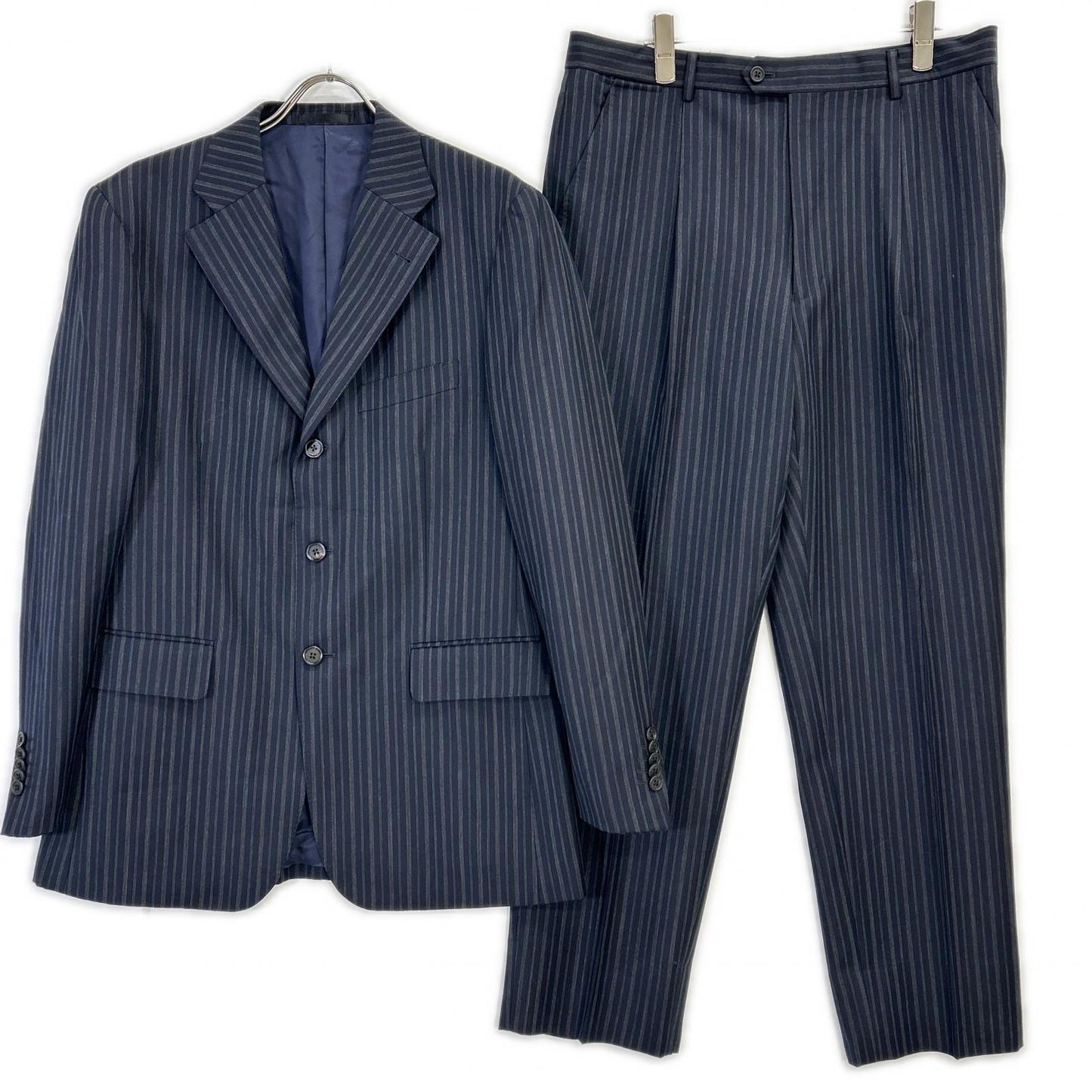 PaulSmith ポールスミス ブラック ストライプ ジャケット パンツ スーツ セットアップ スーツ セットアップ