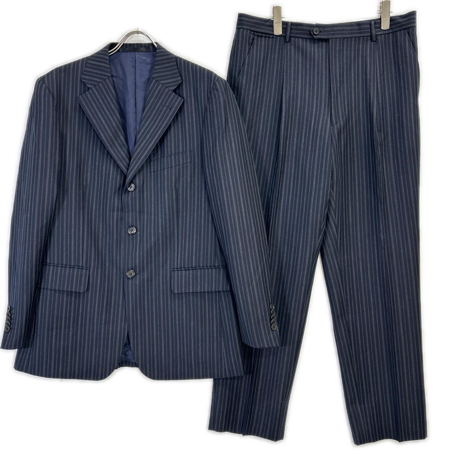 PaulSmith ポールスミス ブラック ストライプ ジャケット パンツ スーツ セットアップ スーツ セットアップ