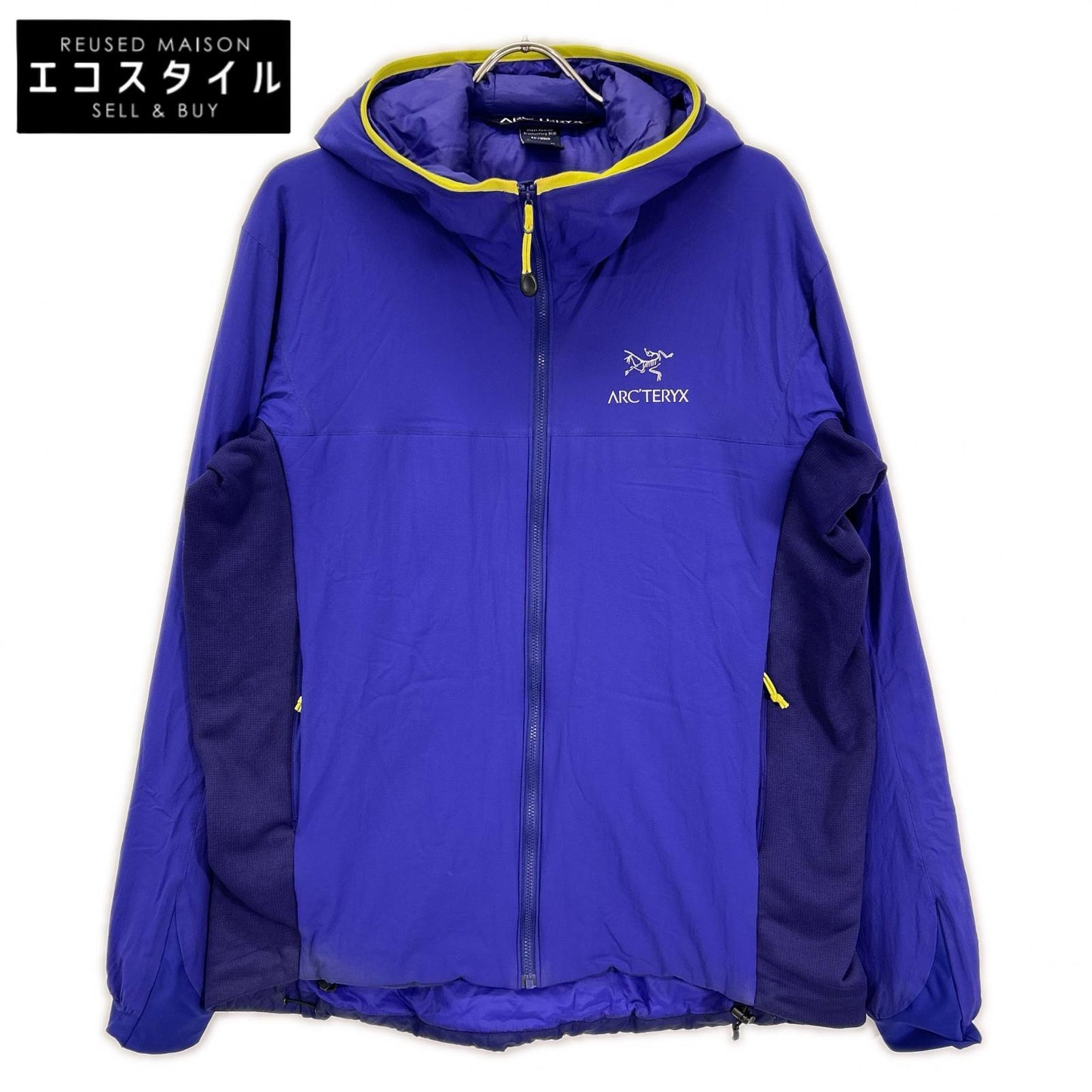 ARC'TERYX アークテリクス 02T-93102 ブルー×イエロー ATOM HOODY/アトムフーディ ジャケット ジャケット