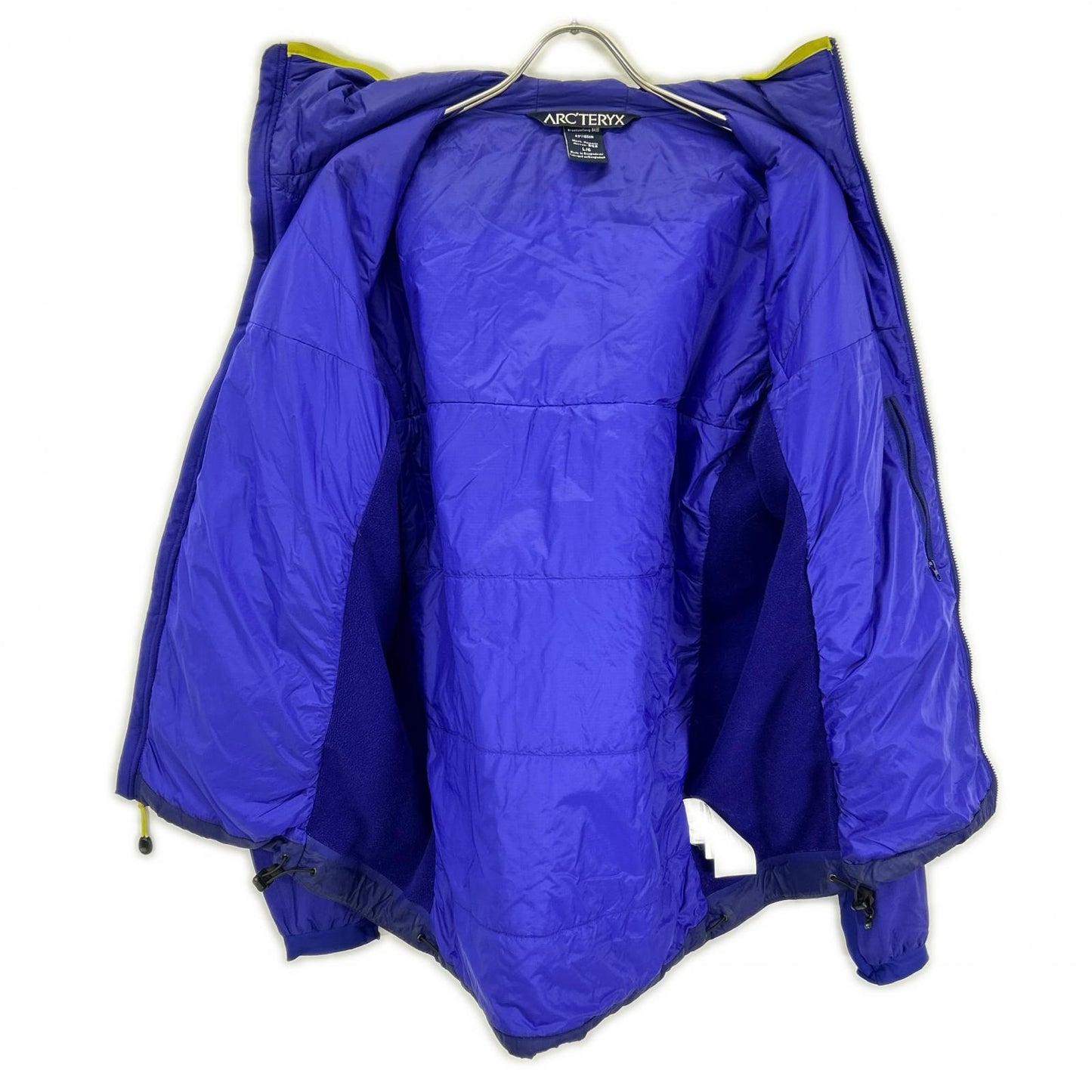 ARC'TERYX アークテリクス 02T-93102 ブルー×イエロー ATOM HOODY/アトムフーディ ジャケット ジャケット