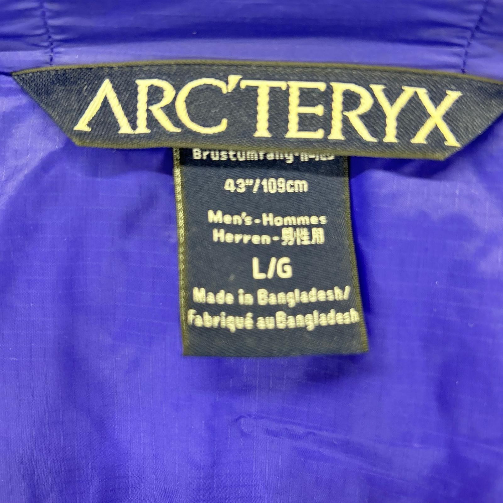 ARC'TERYX アークテリクス 02T-93102 ブルー×イエロー ATOM HOODY/アトムフーディ ジャケット ジャケット