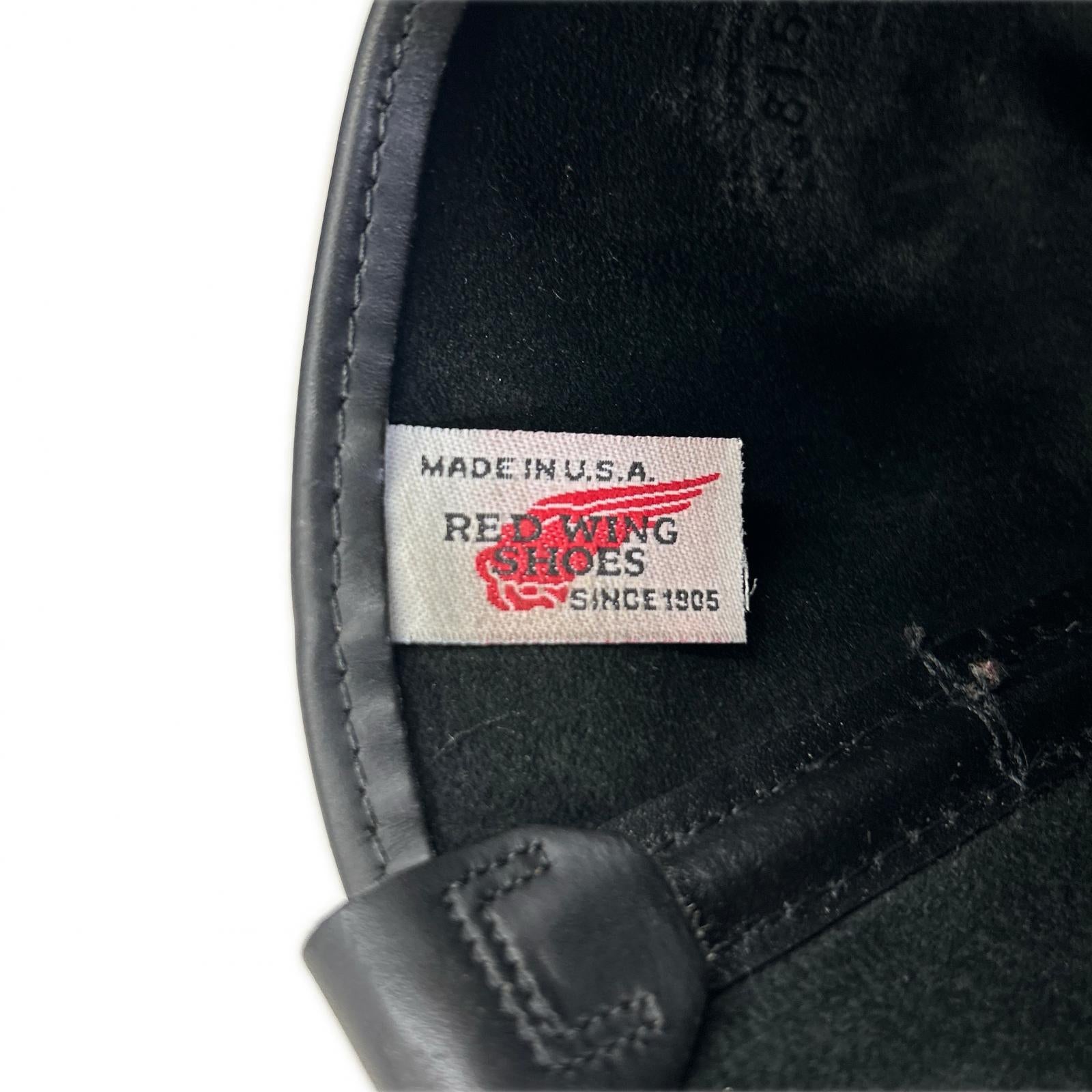 Red Wing レッドウィング 98's-00's 縦刺繍羽タグ 8155 レザー ペコスブーツ シューズ