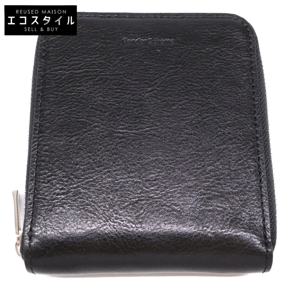 Hender Scheme エンダースキーマ 【新品同様】horizontal zip purse カウレザー ラウンドジップ 2つ折り財布 二つ折り財布（小銭入れあり）