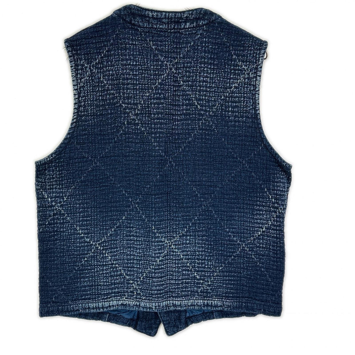 Porter Classic Porter Classic Indigo KENDO×SASHIKO Sashiko denim over-vest vest