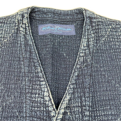 Porter Classic ポータークラシック インディゴ KENDO×SASHIKO 刺し子 デニムオーバーベスト ベスト