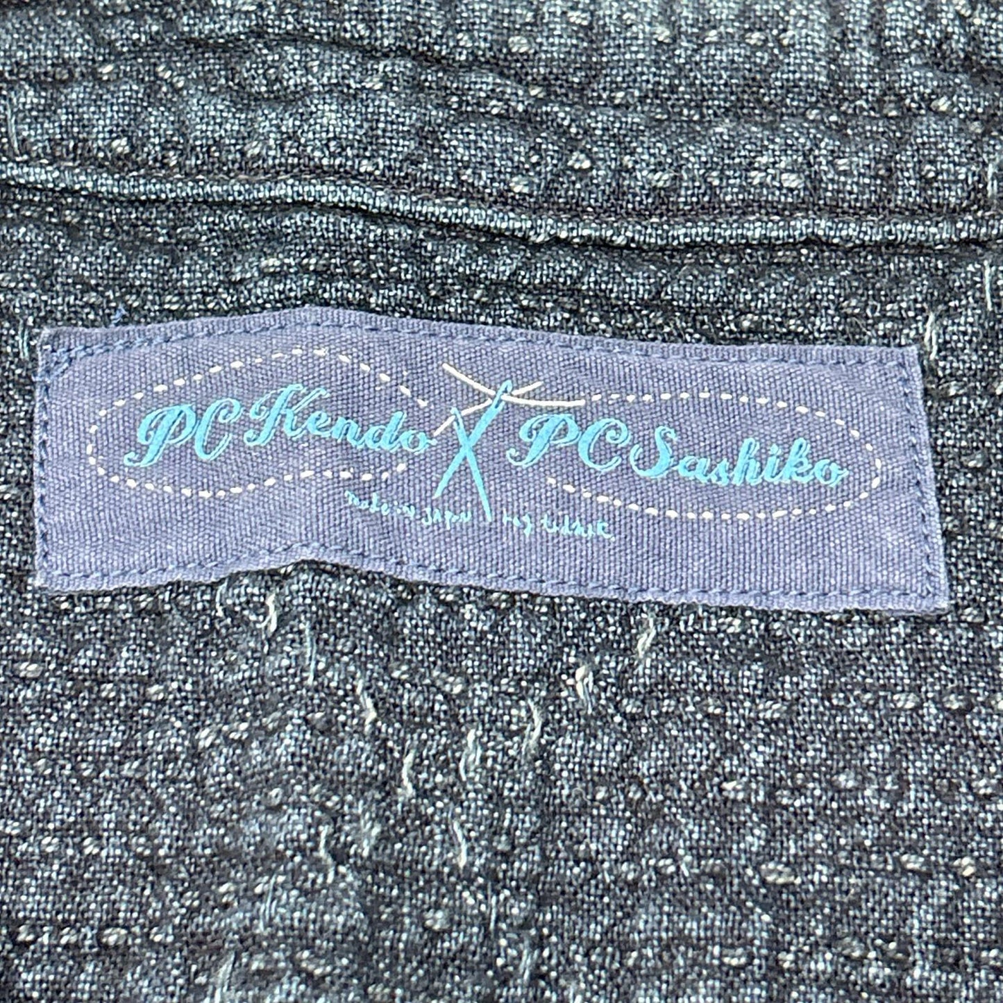 Porter Classic ポータークラシック インディゴ KENDO×SASHIKO 刺し子 デニムオーバーベスト ベスト