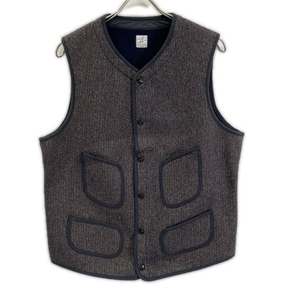 ANATOMICA アナトミカ 530-452-07 グレー/SALT&PEPPER BEACH CLOTH VEST ニットベスト ジレ ベスト