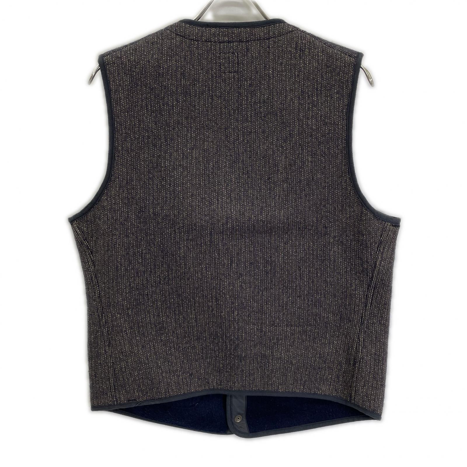 ANATOMICA アナトミカ 530-452-07 グレー/SALT&PEPPER BEACH CLOTH VEST ニットベスト ジレ ベスト