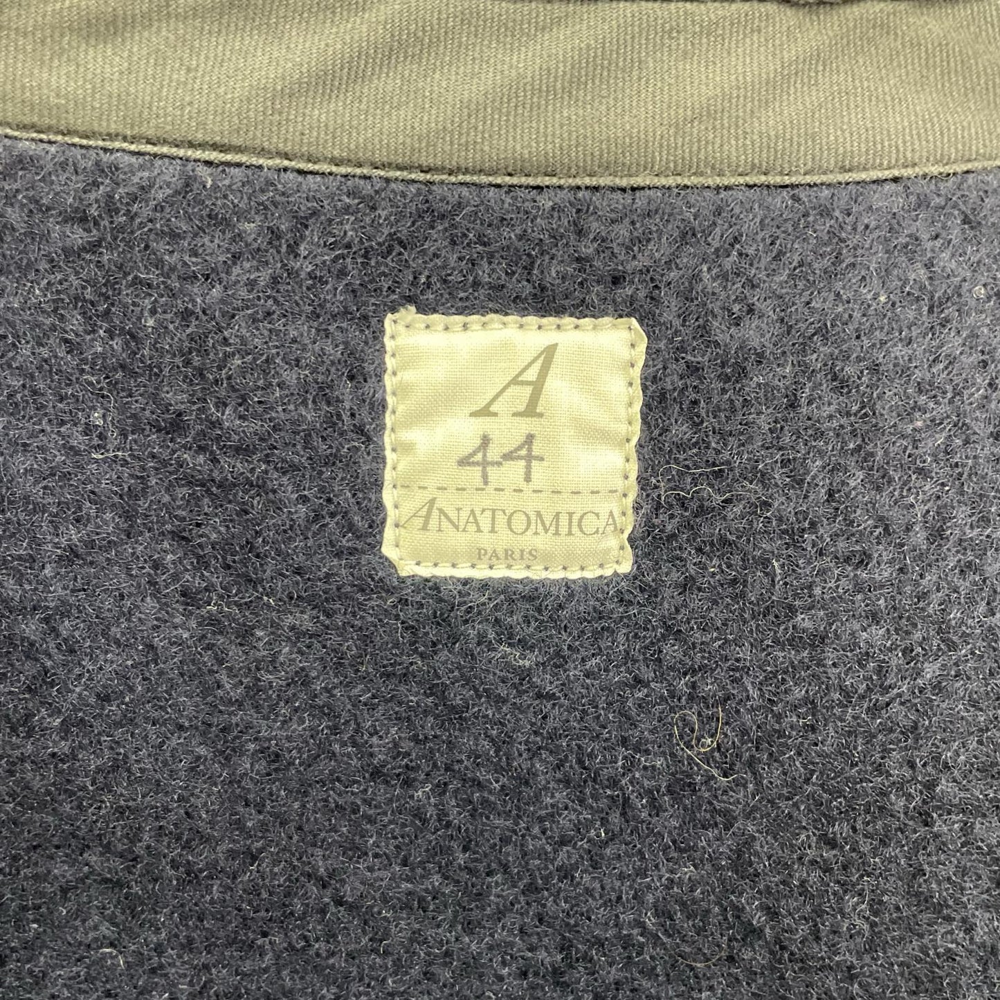 ANATOMICA アナトミカ 530-452-07 グレー/SALT&PEPPER BEACH CLOTH VEST ニットベスト ジレ ベスト