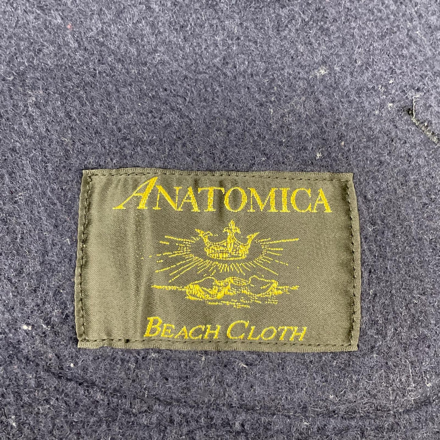 ANATOMICA アナトミカ 530-452-07 グレー/SALT&PEPPER BEACH CLOTH VEST ニットベスト ジレ ベスト