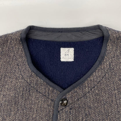 ANATOMICA アナトミカ 530-452-07 グレー/SALT&PEPPER BEACH CLOTH VEST ニットベスト ジレ ベスト