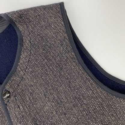 ANATOMICA アナトミカ 530-452-07 グレー/SALT&PEPPER BEACH CLOTH VEST ニットベスト ジレ ベスト
