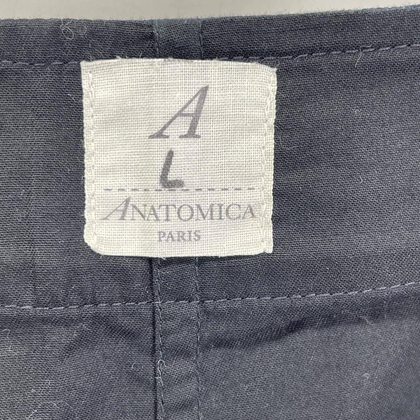ANATOMICA アナトミカ ネイビー コットン100 SAGAN サガンベスト ジレ ベスト