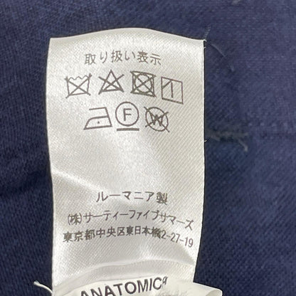 ANATOMICA アナトミカ ネイビー コットン100 SAGAN サガンベスト ジレ ベスト
